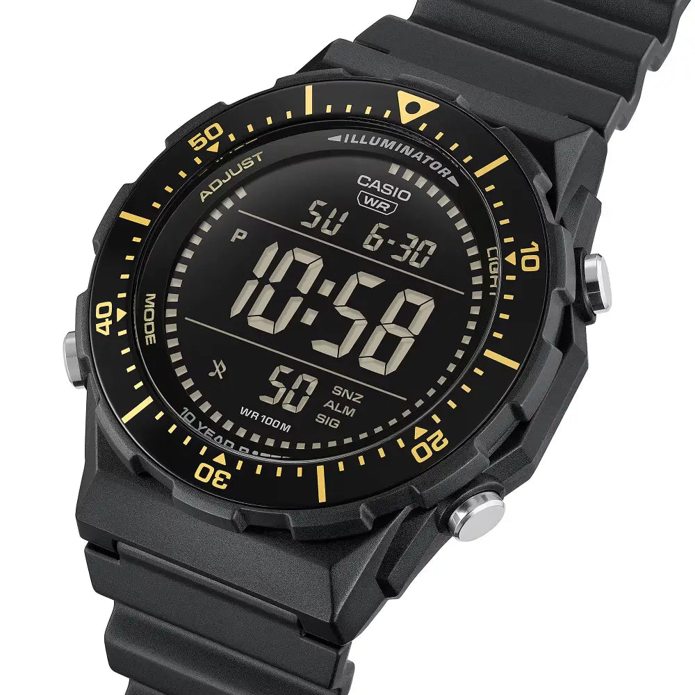 Casio AE-1700H-1B Black Negative Display 47.3mm Resin Strap Men's Watch