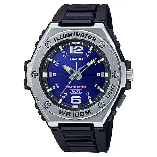Casio Analog MWA-100H-2AVDF Blue Dial Resin Strap Men's Watch