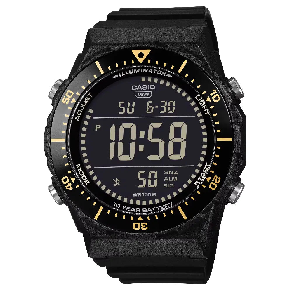 Casio AE-1700H-1B Black Negative Display 47.3mm Resin Strap Men's Watch