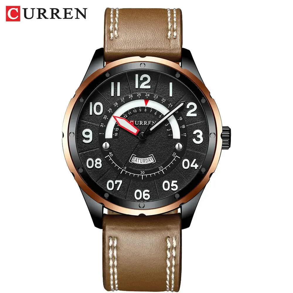 CURREN 8267 Leather Watch