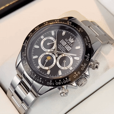 OLEVS 6654 Good Quality Men Watches the Chase OEM Stainless Steel Luxury